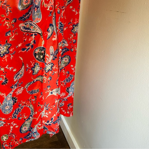 GREYLIN~ Sidney Paisley Wrap Maxi Dress in Medium - Picture 8 of 16